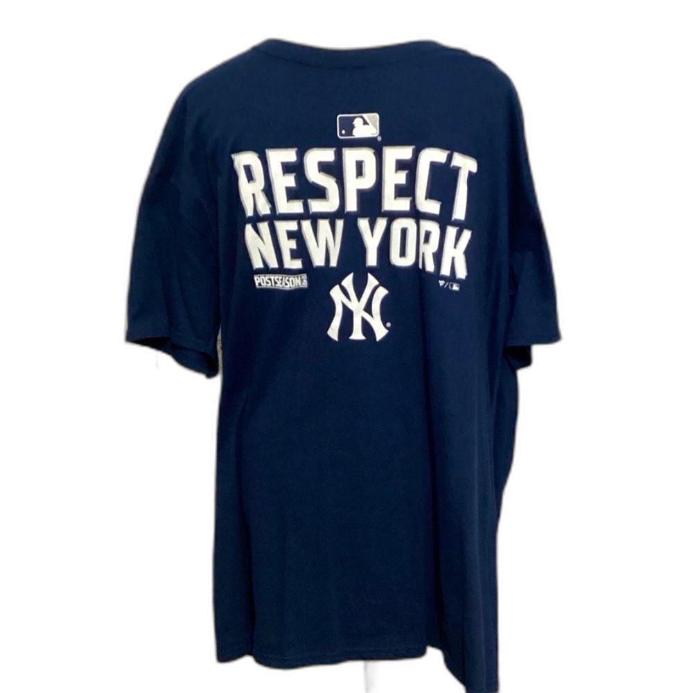 Fanatics T-Shirt Men's Size 2XL Color Navy Yankees “Respect New York” Graphics